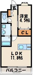 SK福津【11階】の間取り