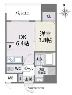 タワーズ香椎駅前【9階】の間取り