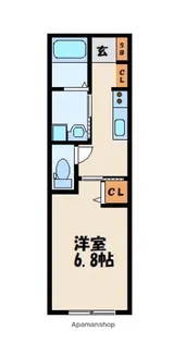 AMP es Wajiro【2階】の間取り