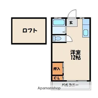 ドリームΑA【1階】の間取り