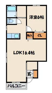 ヴィラ・カンパーニュ【1階】の間取り