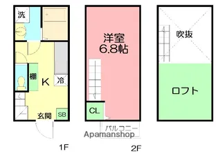 福岡県福岡市東区松島1丁目【アパート】の間取り