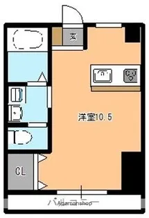 福岡県福岡市東区筥松2丁目【マンション】の間取り