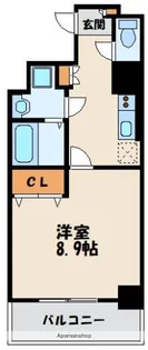 福岡県福岡市東区箱崎1丁目【マンション】の間取り