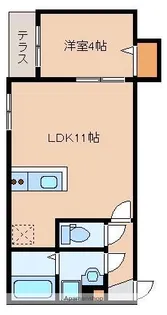 SANBATH WAJIRO【2階】の間取り