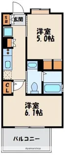 福岡県福岡市東区馬出2丁目【マンション】の間取り