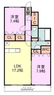 福岡県福岡市東区松島1丁目【マンション】の間取り