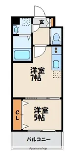 ORIENT BLD No87 マリアージュステーション【5階】の間取り