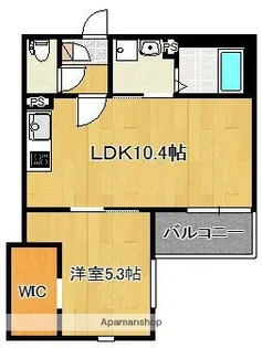 CRECIA和白東Ⅰ【2階】の間取り