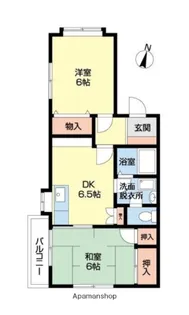 グルック・アオバ【2階】の間取り