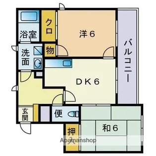 ハイツルミエール松崎【3階】の間取り