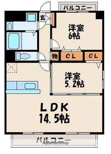 ピークマンションⅡ【1階】の間取り