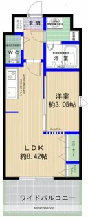 エムビルデベロップコアⅦ【5階】の間取り