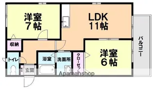 セピアコート【2階】の間取り