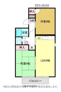 ウェリス舞松原【1階】の間取り