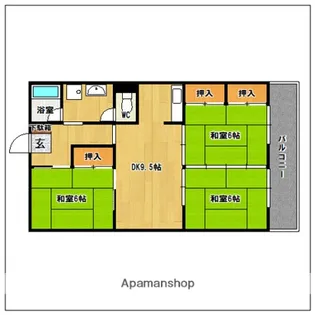 篠栗尾仲ビル【2階】の間取り