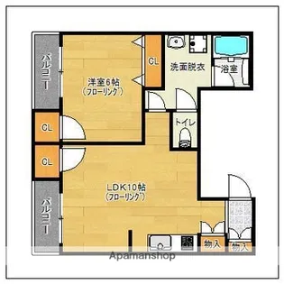 福岡県福岡市東区松島3丁目【マンション】の間取り
