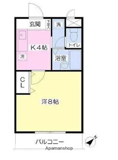 R’Sレジデンス松島Ⅱ【5階】の間取り