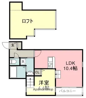 DREAM STAGE CANE PALAZZO(カーネパラッツ【2階】の間取り