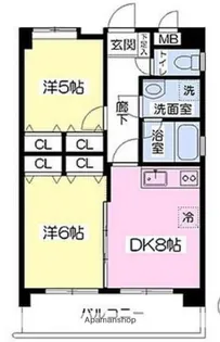 R’Sレジデンス松島【2階】の間取り