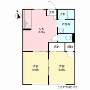 セフィーラ中村 B棟【1階】の間取り