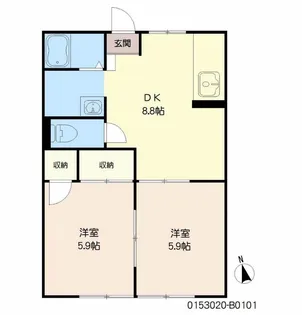 セフィーラ中村 B棟【1階】の間取り