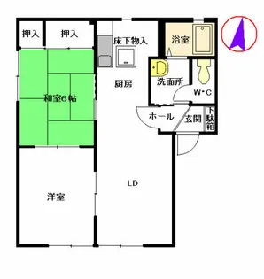 ヴェルドミールB棟【1階】の間取り
