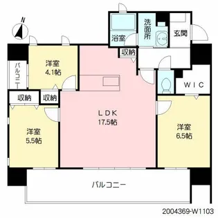 照葉クロススタイル【11階】の間取り