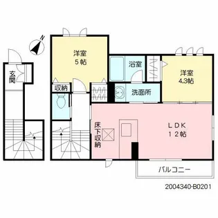エンゼルハイム 8号館【2階】の間取り