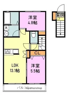 IVY COURT【2階】の間取り