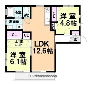 コンクラーベ【1階】の間取り
