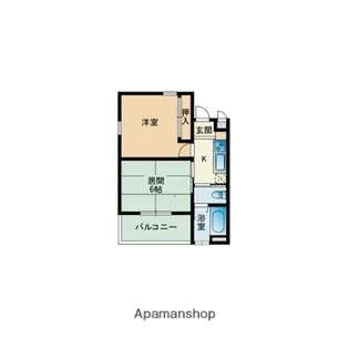 福岡県福岡市東区馬出4丁目【マンション】の間取り