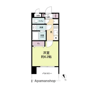 ブランシエスタ千早RJR【15階】の間取り