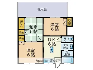 ハイツアクア【1階】の間取り