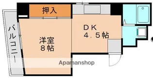 はこざき大徳館【3階】の間取り