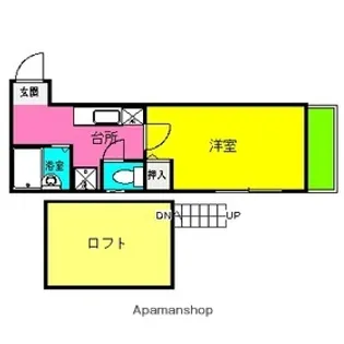 福岡県福岡市東区馬出2丁目【アパート】の間取り