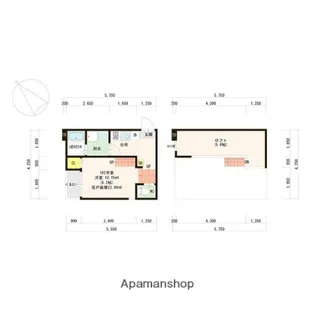 ユメゾン【1階】の間取り