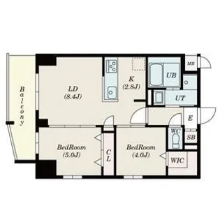 SーRESIDENCE名島【1階】の間取り