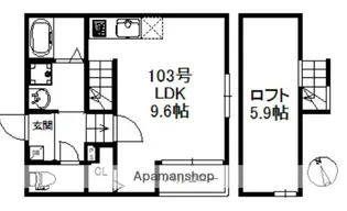 ポラリス新宮中央駅前【1階】の間取り