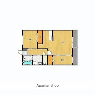 つばさハイムA【2階】の間取り