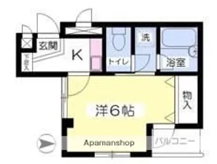 ランドスペース福工大前駅【2階】の間取り