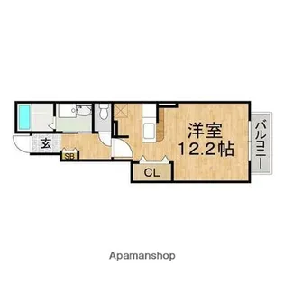 グリーンフォレストB棟【1階】の間取り
