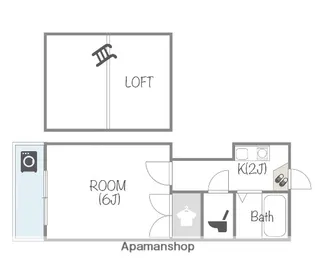 グレイス若宮【2階】の間取り