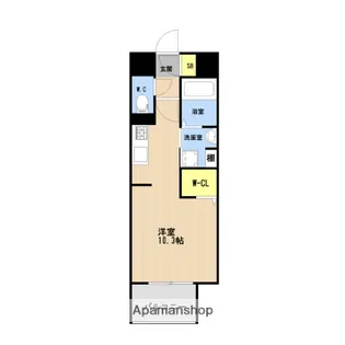 LIBTH香椎駅前【6階】の間取り