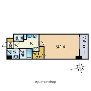 LUXCAS FUKUOKA EAST【5階】の間取り