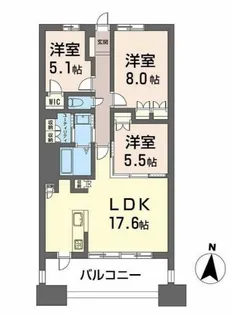 NUDGEONE.照葉【6階】の間取り