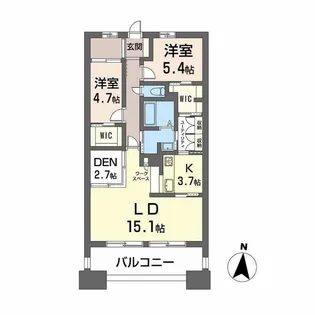 NUDGEONE.照葉【16階】の間取り