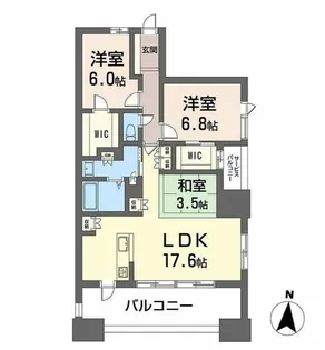 NUDGEONE.照葉【11階】の間取り