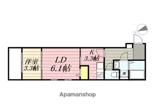 CHERIM香住ケ丘【1階】の間取り