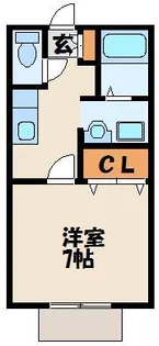 パークアベニュー【2階】の間取り